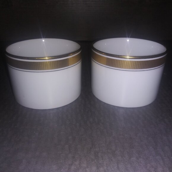 Fitz and Floyd Porcelain Plate and Mug Set Oak Park White Gold Trimmed Lot of 12 - Picture 11 of 16